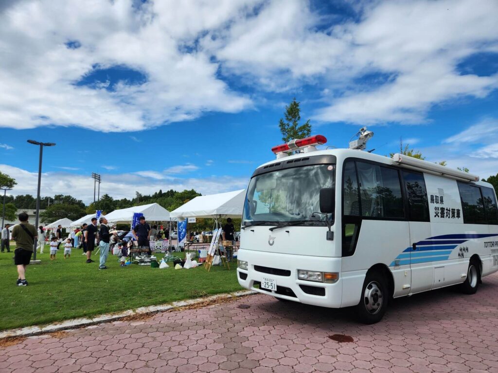 屋外ブース　展示の様子